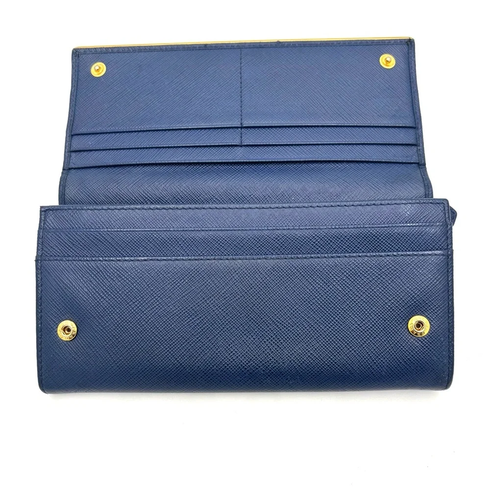 Prada Blue‎ Wallet | comes with box